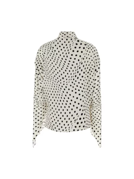 Koszula Stella Mccartney w grochy biała