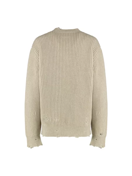 Sweter Mm6 Maison Margiela beżowy