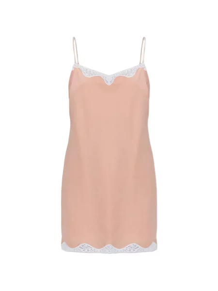 Rochie mini Posse din dantelă roz