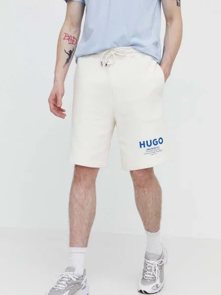 Hugo Blue pantaloni scurti din bej
