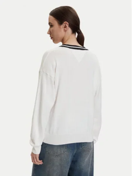 Tommy Jeans Pulover bela