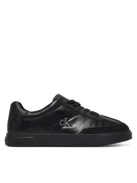 Calvin Klein Laisvalaikio batai Low Pro Cups Wingt Text Lth Sue juoda