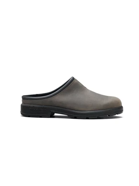 Blundstone klapki nubukowe brązowe