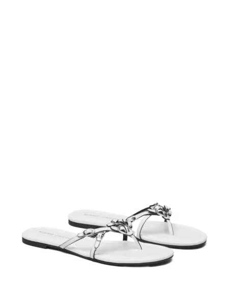 Sandale Marc Jacobs din piele alb