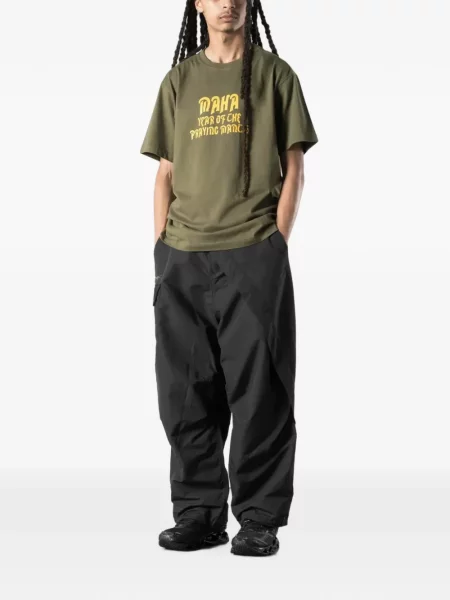 Tricou Maharishi cu imagine verde