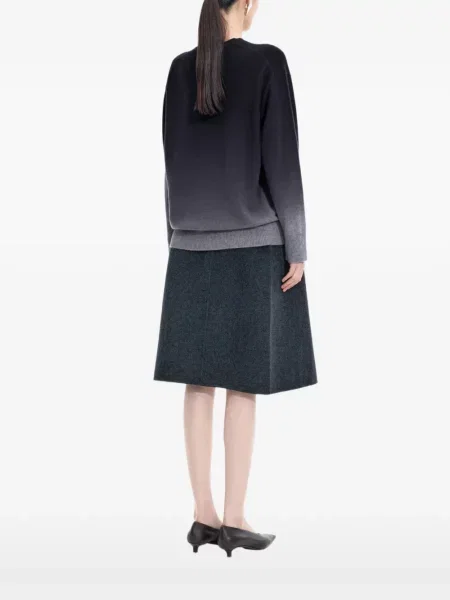Pulover Jnby cu imagine cu gradient negru
