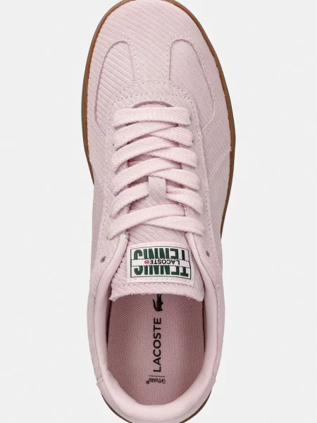 Замшевые кроссовки Lacoste