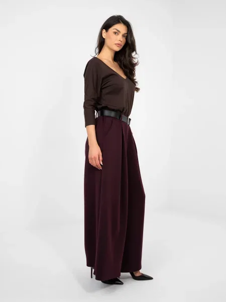 Hlače palazzo Rue Paris črna