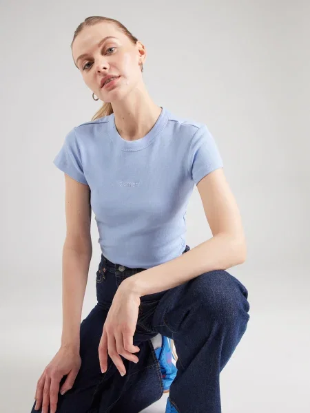 ELEMENT Tricou YARNHILL deschis albastru