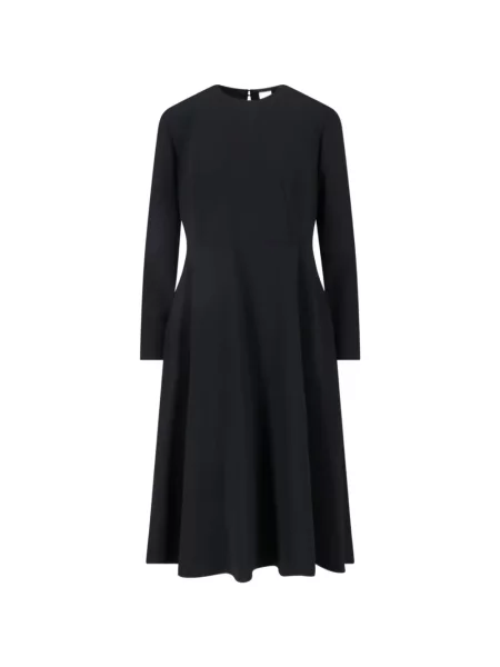 Lung rochie midi Aspesi evazată negru