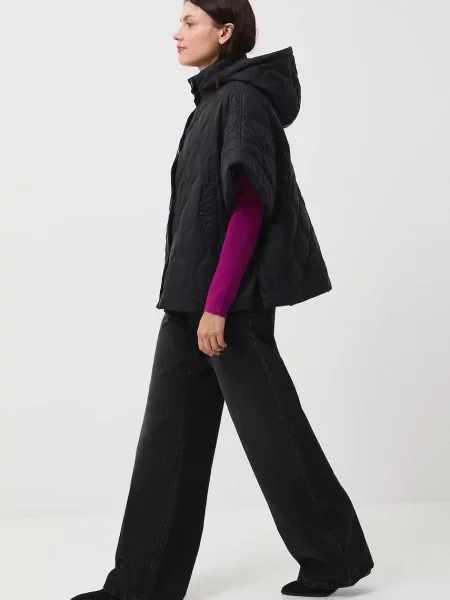 Medicine poncho de tranzitie oversize negru