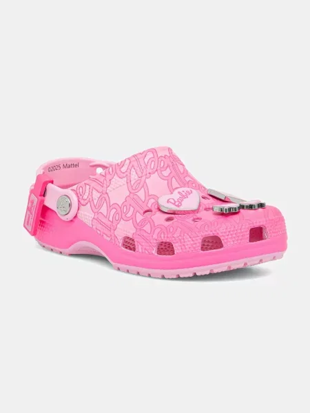Natikači Crocs Classic Mattel Pink Barbie Clog roza