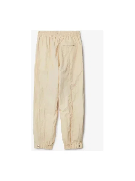 Spodnie Burberry beżowe