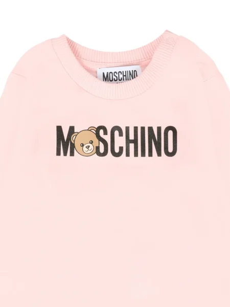 Bluza dziecięca Moschino różowa