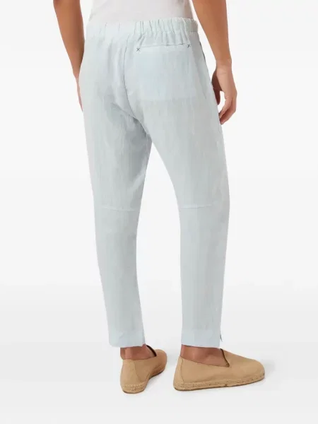 Șnur de strângere pantaloni Marané de in albastru
