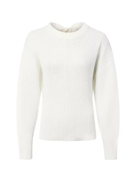 Liu Jo Collection Sweter z domieszką wełny Kobiety Sztuczne włókno S biały