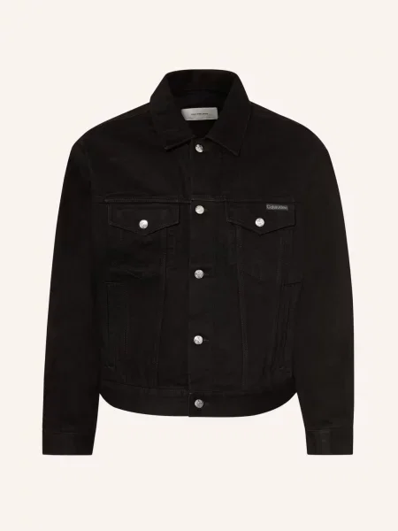 Calvin Klein Jeans Kurtka Dżinsowa schwarz czarna