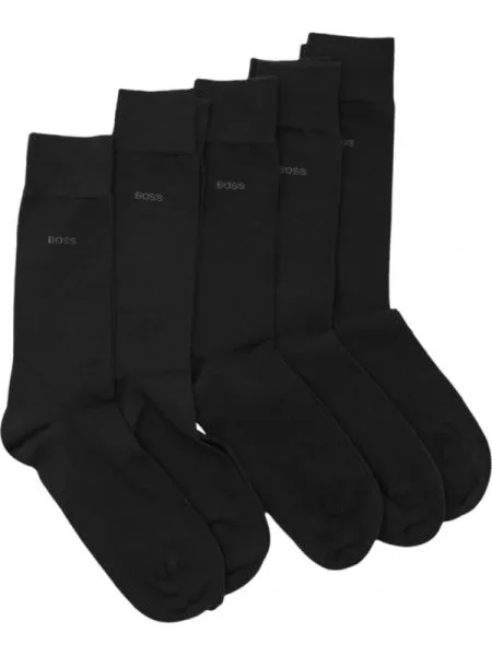 Boss Bodywear Șosete 5P RS Uni Color CC negru