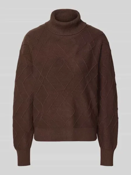 Sweter z dzianiny z prążkowanymi wykończeniami model ‘Saturn’ Free/quent