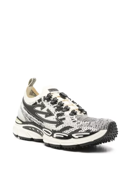 Fűzős csipkés sneaker Off-white fehér