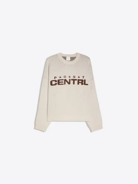 Bershka Svetr / režná hnědá