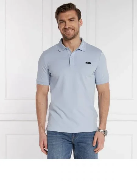 Calvin Klein Tenisz póló | pique kék