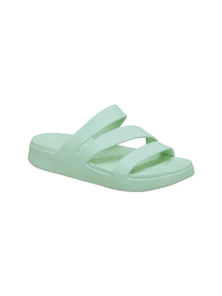 Papuci Crocs cu bretele verde