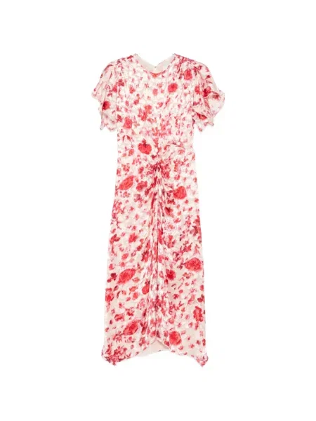 Rochie midi Isabel Marant cu model floral cu imagine