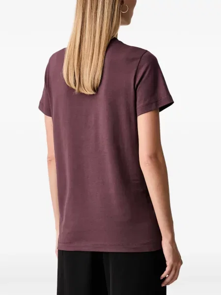 Tricou Pinko cu broderie roșu