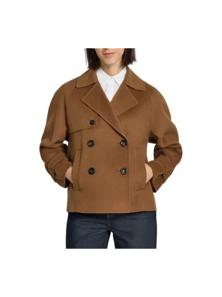 Kabát Maxmara Studio hnedá
