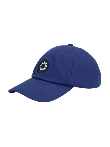 Czapka z daszkiem Kenzo z logo niebieska