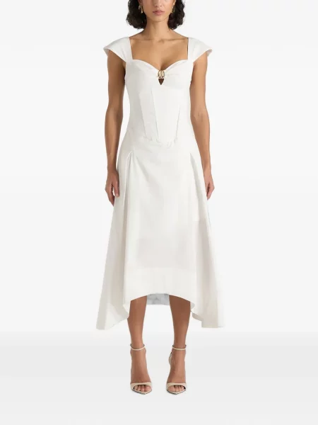 Rochie midi Manière De Voir alb
