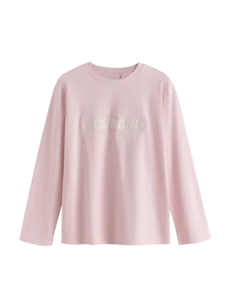 Next Tricou crem pastel roz
