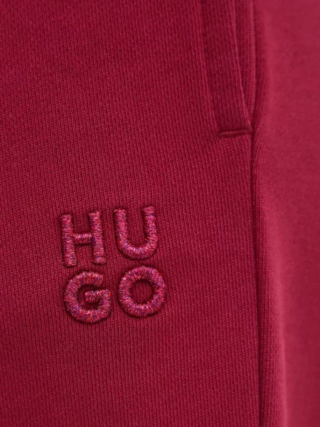 Однотонные спортивные штаны Hugo бежевые