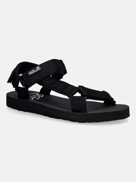 Jack Wolfskin szandál férfi Taiga fekete