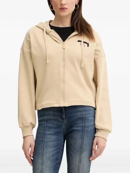 Hanorac cu glugă Armani Exchange cu autograf