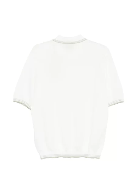 Gulerat polo Paul & Shark cu dungi alb