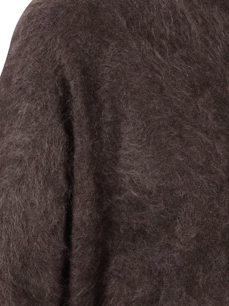Pulover 's Max Mara cu decolteu rotund maro