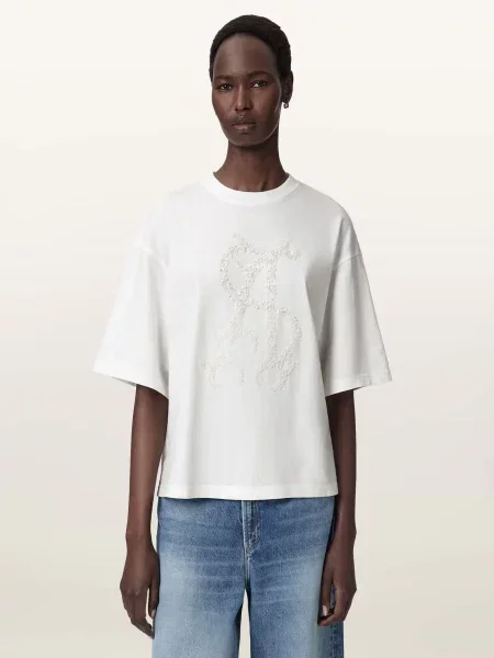 Футболка All Saints белая