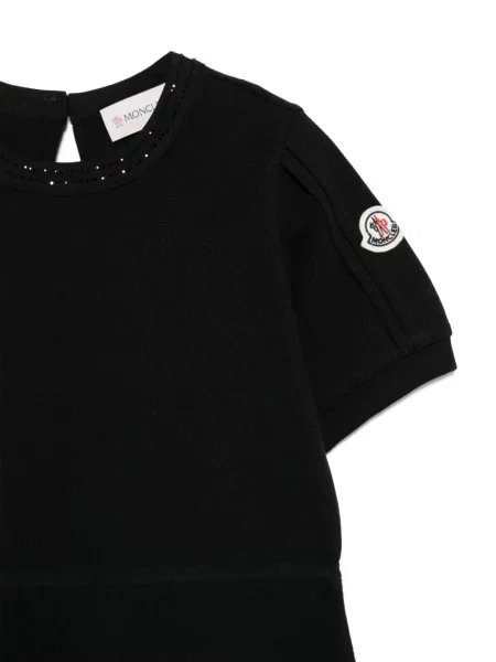 Dětské šaty Moncler Enfant černé