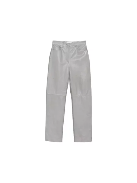 Spodnie Sportmax zamszowe szare