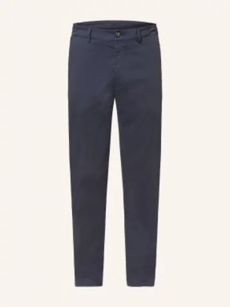 Eleventy Chino Kalhoty Extra Slim Fit tmavě modrá