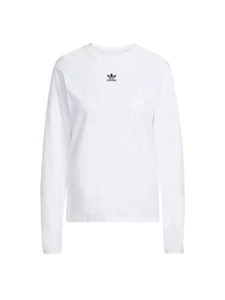 Majica z dolgimi rokavi adidas Originals Essentials bela