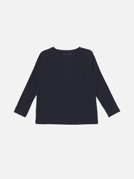 Дитячий Лонгслів YUKI темно-синій синій