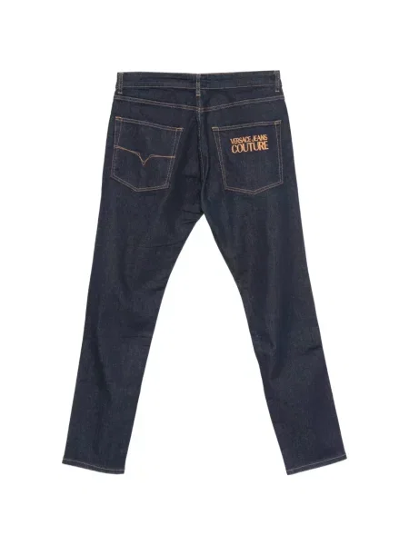 Cu centură blugi Versace Jeans Couture albastru