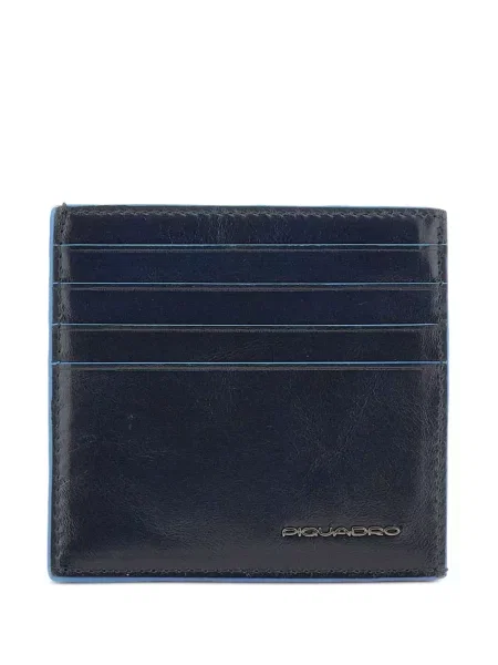 Kožená peněženka Piquadro modrá