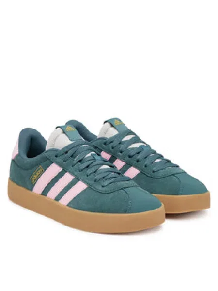 ADIDAS SPORTSWEAR Tenisky VL Court zlatá / světle / jedle / růžová šedá