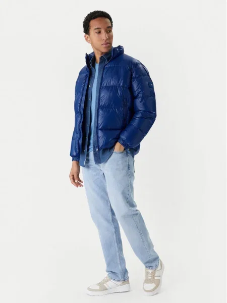 Tommy Hilfiger Пухено яке Син тъмносиньо