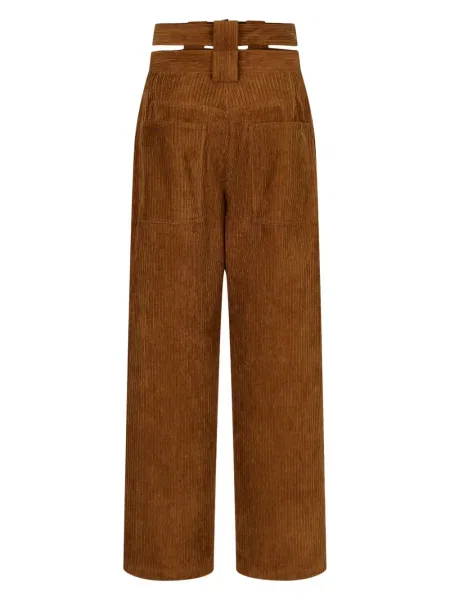 Kelnės Studio Tomboy kordinis velvetas ruda