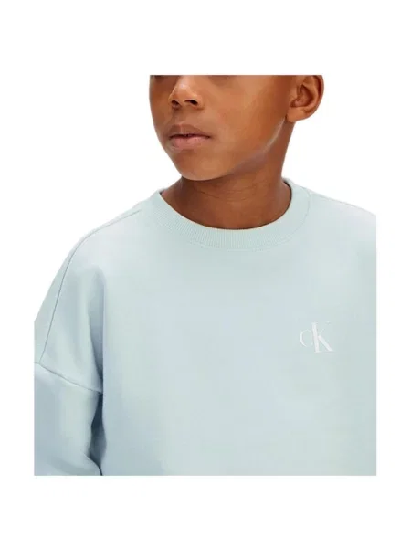 Geacă de blugi copii Calvin Klein Jeans albastru